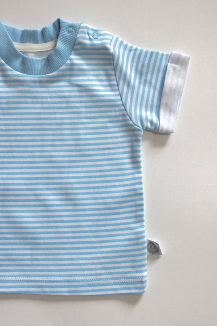 2-delt stribetsæt i bomuld