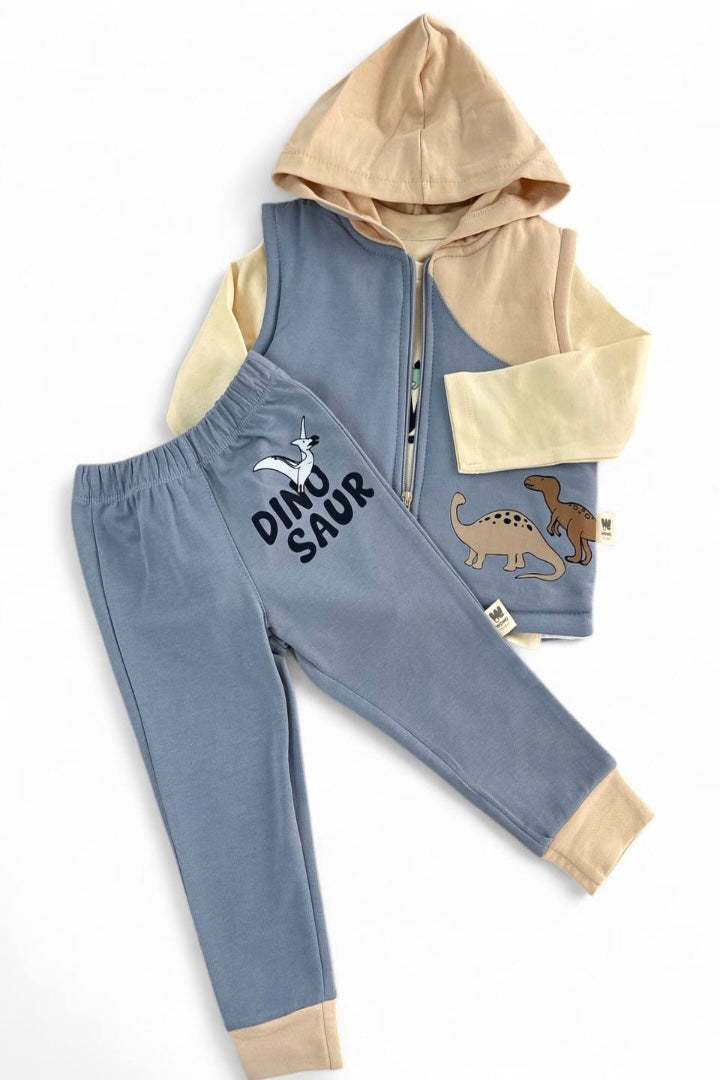 3-delt sæt “Dinosaur”
