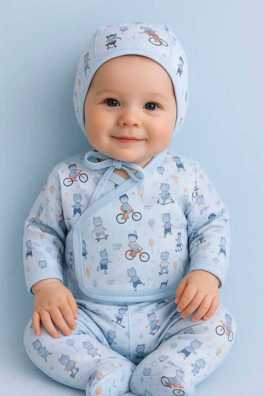 3-delt sæt "Funny bear"