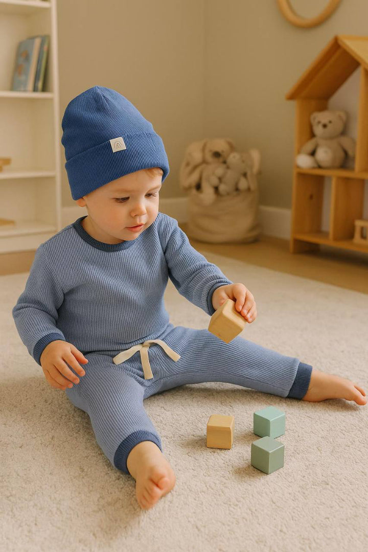 3-delt sæt i vaflet