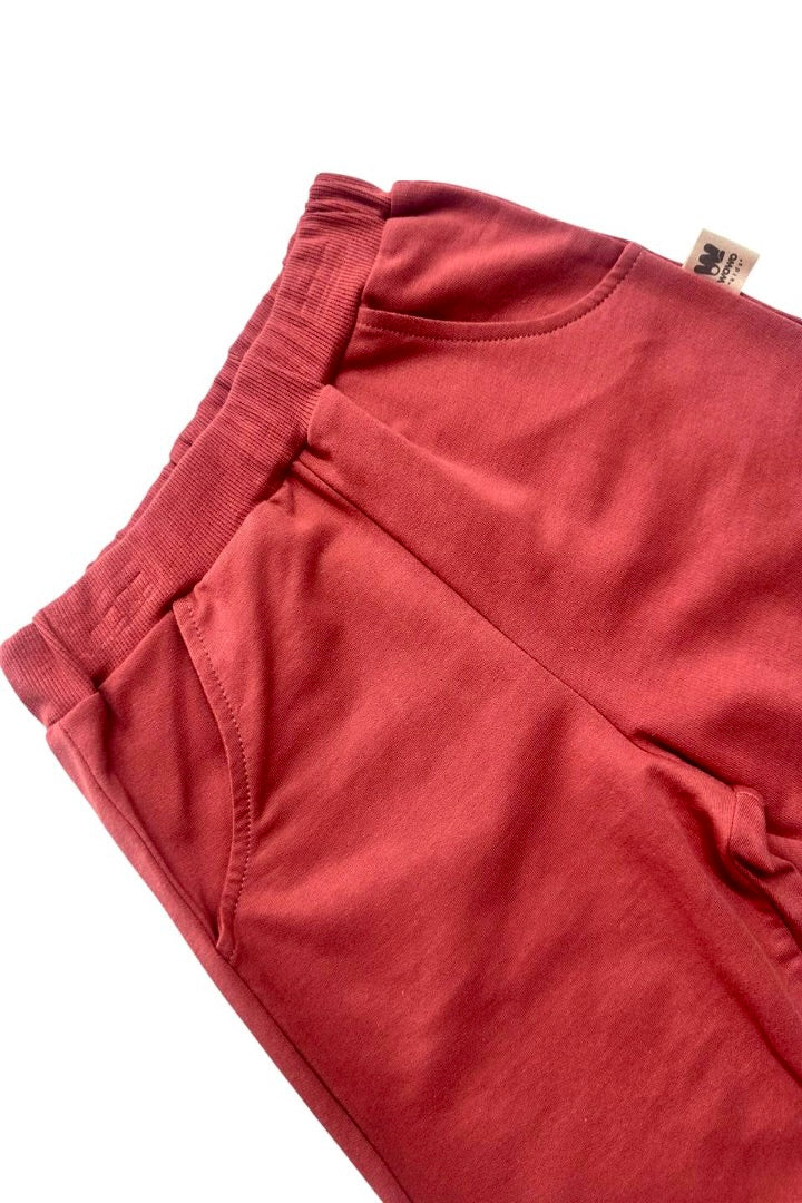 2-delt sæt i bomuld med lynlås