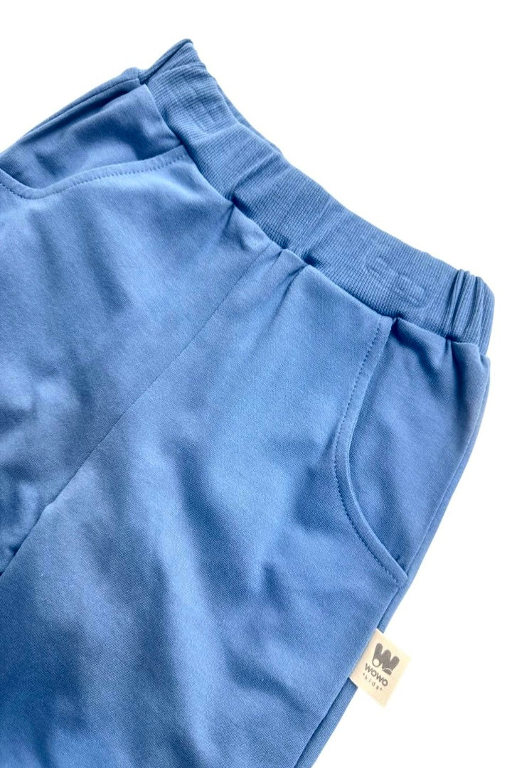 2-delt sæt i bomuld med lynlås