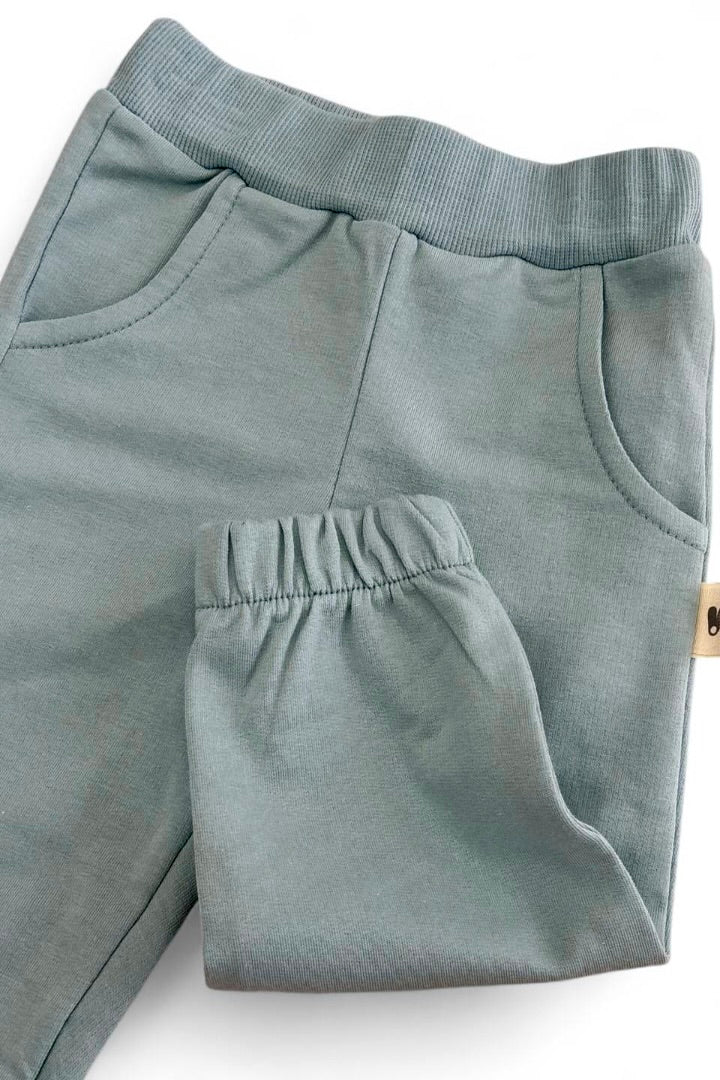 2 -delt sæt i bomuld med lynlås