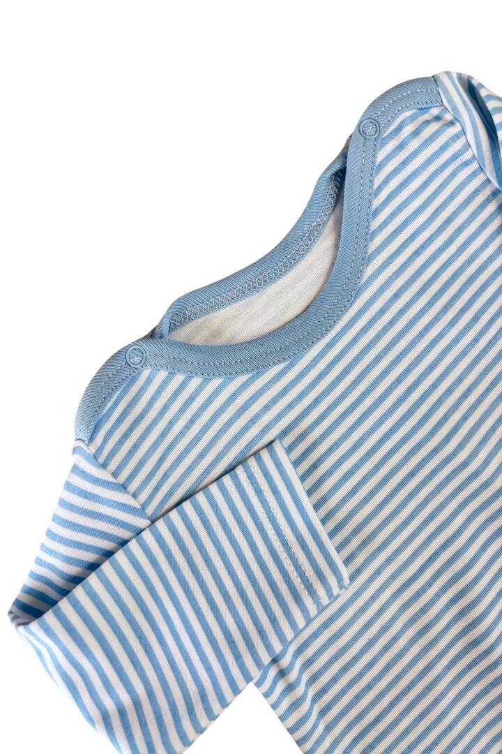 Stribet body i bomuld