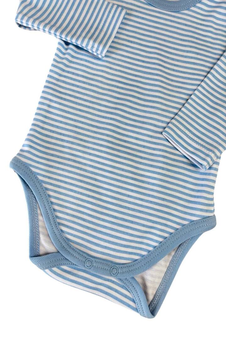 Stribet body i bomuld