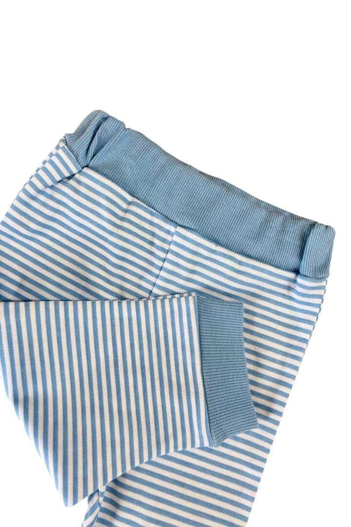 Stribet bukser i bomuld