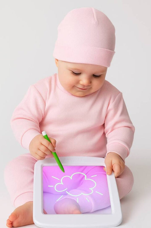 3-delt sæt i ribbet