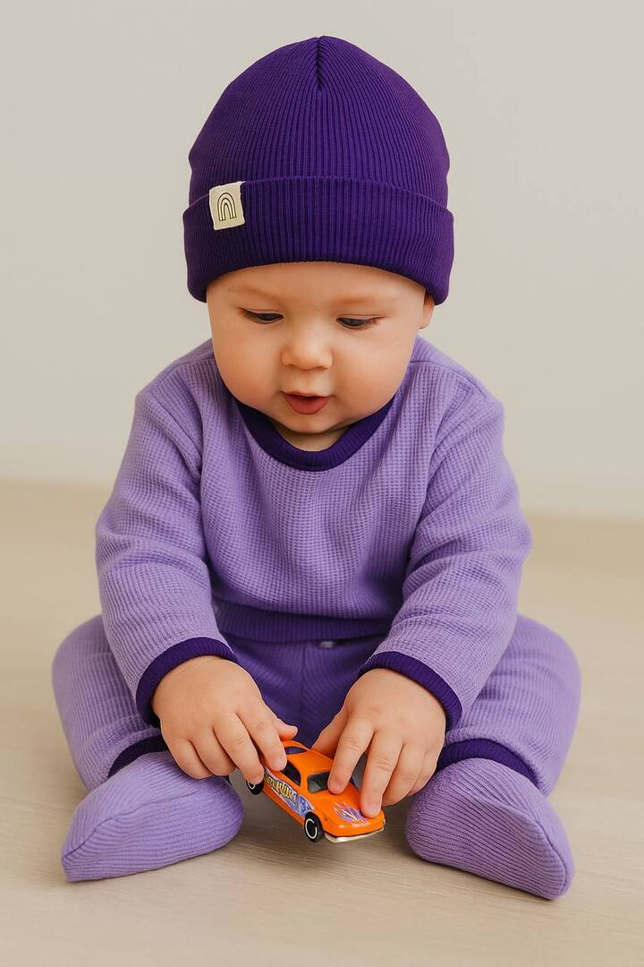 3-delt sæt i vaflet