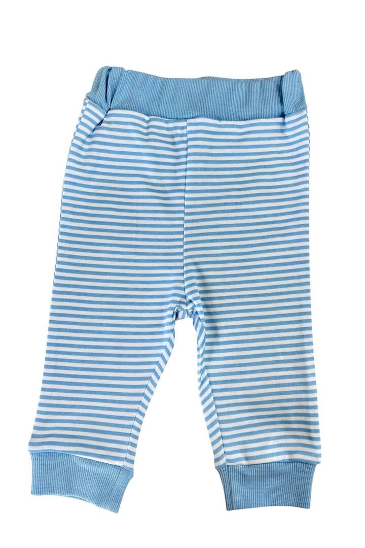 Stribet bukser i bomuld